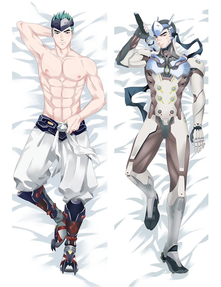 Аниме OW Mercy& Mei& Tracer& Widowmaker& D. Va& SOLDIER: 76& mcchini otaku Подушка «Dakimakura» чехол обнимающий тело наволочка - Цвет: 610040