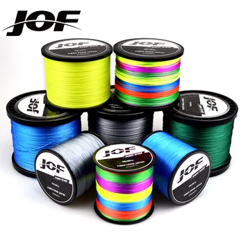 JOF 9 Strands 8 Strands 300M 500M 1000M PE Braided Wire Multifilament Fishing Line Carp Fishing Tackle