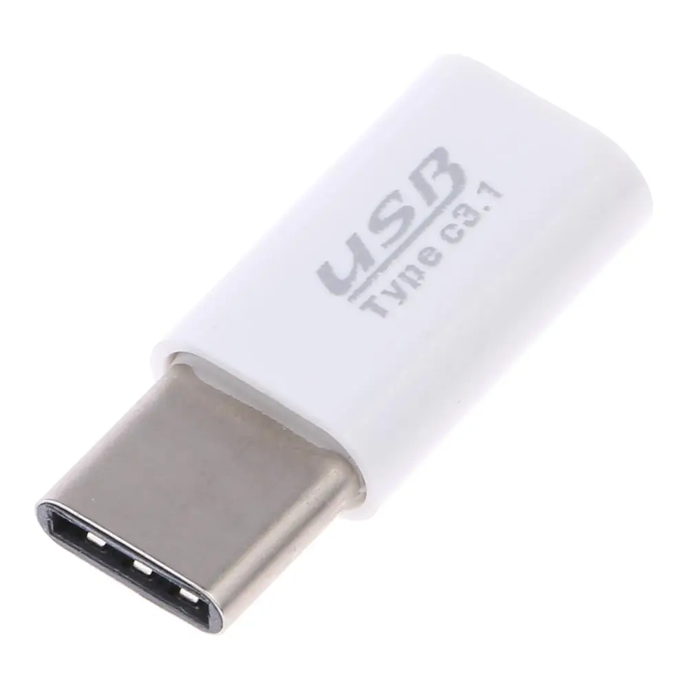 Легкий Прочный USB конвертер Micro USB на 3,1 Тип C адаптер Разъем синхронизации данных для XIAOMI для других телефонов Android