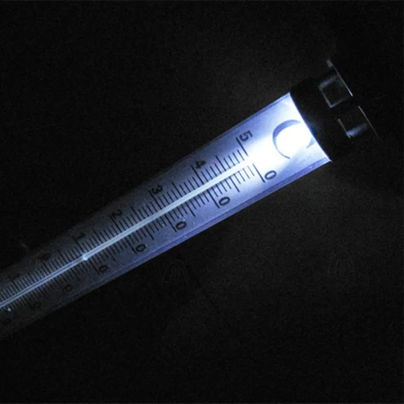 Нержавеющая сталь и пластик IP44 солнечный термометр с светодиодный газон открытый датчик температуры метеостанция