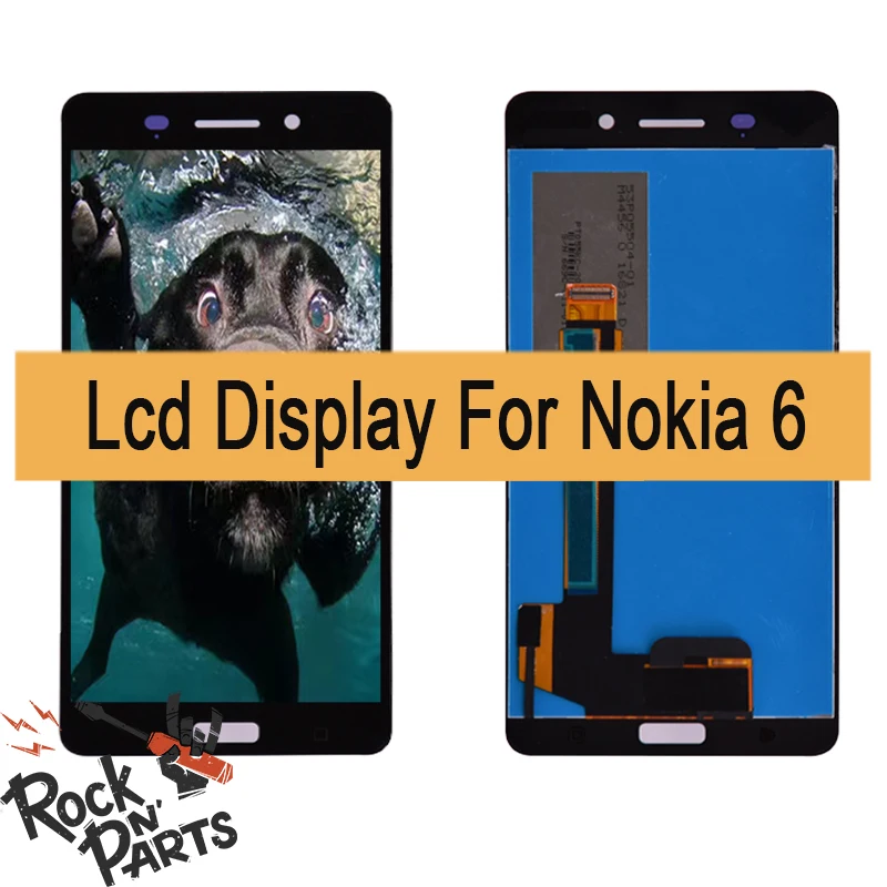 

5.5" 1920x1080 Display For Nokia 6 LCD Display Touch Screen Assembly Replacement with frame
