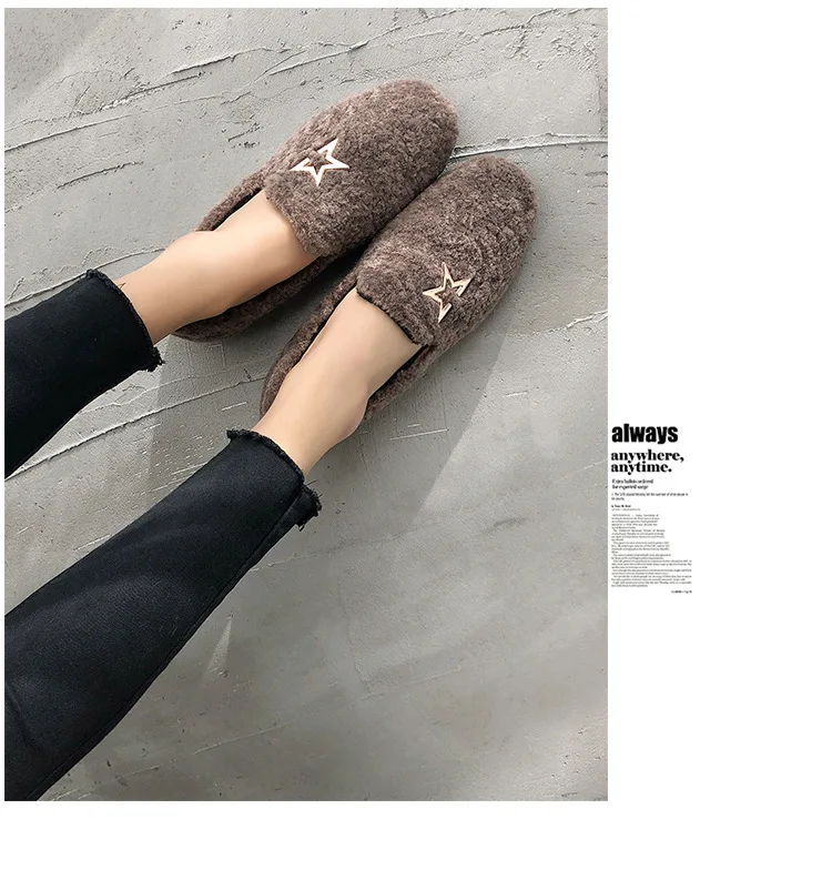 2018 Winter New Warm Flock Ankle Boots Flat Short Plush Snow Boots Women High Quality Slip-On Shoes Size 35-39 M8D256 (8)