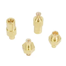 SMB-MCX RF адаптер SMB к MCX комплект 4 типа SMB к MCX Мужской Женский RF коаксиальный разъем адаптера