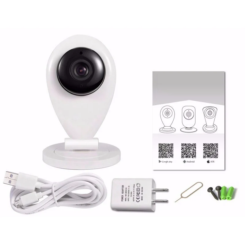 НОВЫЙ CCTV Wifi детский монитор беспроводная IP камера P2P HD 720P Беспроводная Сетевая
