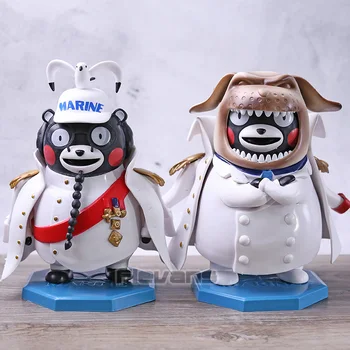 

Cartoon Kumamon Cos One Piece Monkey D Garp / Sengoku Q Version PVC Figure Model Toy Collection