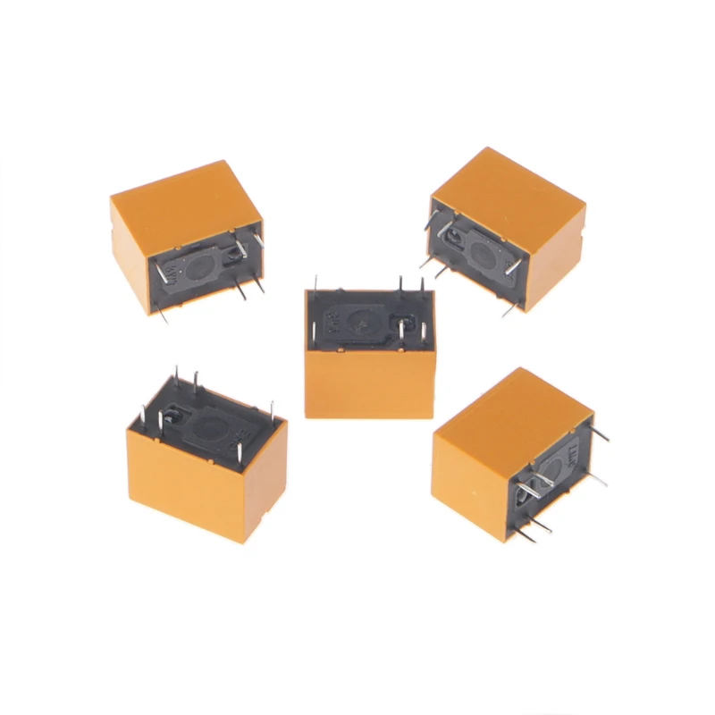 

New 5 Pcs Power Relay HK4100F-DC12V-SHG 6 Pins 3A For General Purpose Electric Supply
