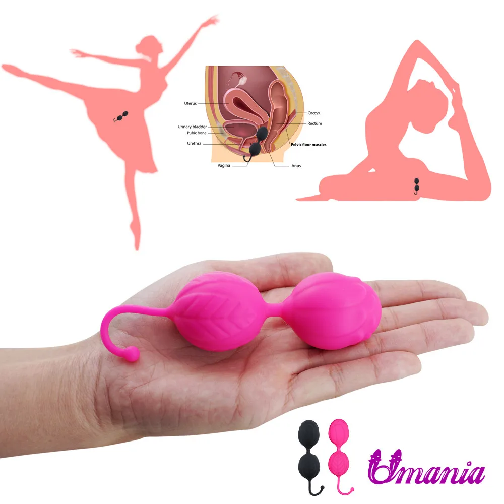 100% Medical Silicon Vibrator Kegel Balls Vibrator Sex Toys Bolas Vaginal Ball Tighten Aid Love Geisha Ball Ben Wa For Woman