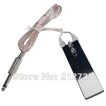 1 Pro Тонкий нержавеющей ножной переключатель для тату педаль для источника питания скрепка для станка шнур