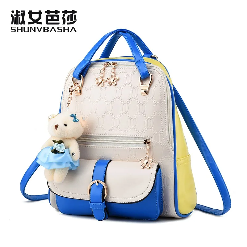 SNBS 100 Genuine leather font b Women b font font b backpack b font 2017 New