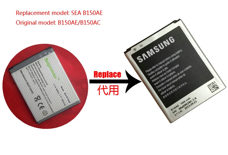 Оптовая продажа 100 шт. B150AE батарея для Galaxy Core GT I8260 I8262 Duos I8268 Plus SM G3500|Аккумуляторы