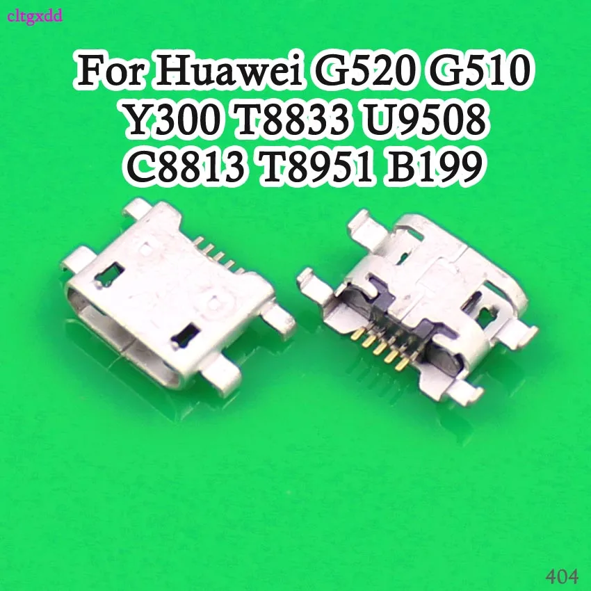 

10PCS/Lot Micro Usb Charge Port Socket Jack Plug Dock For Huawei G520 G510 Y300 T8833 U9508 C8813 T8951 B199 Charging Connector