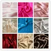 Free shipping 100% mulberry  silk fabric multicolor plain dyed silk dress fabric silk bedding scarf #LS0114-24 ► Photo 2/2