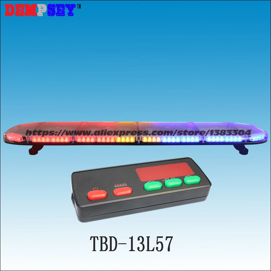 Tbd-13l57 высокое качество супер яркий 1.5 м светодиодный световой, инженерные/аварийного/полиция, свет, DC12V/24 В крыше автомобиля флэш Strobe Light