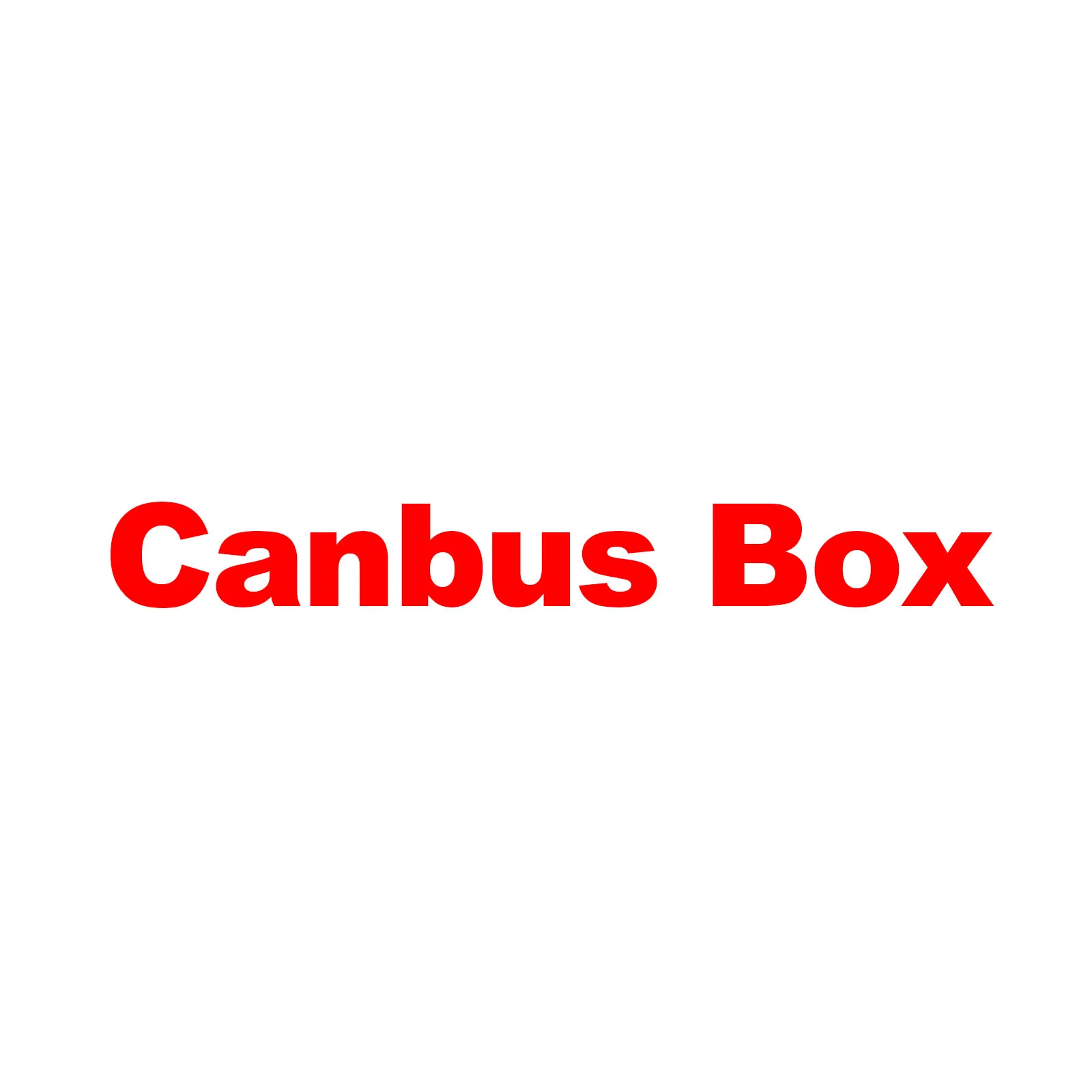 

Optional Canbus Box for Customer who need, the item do not sell separately