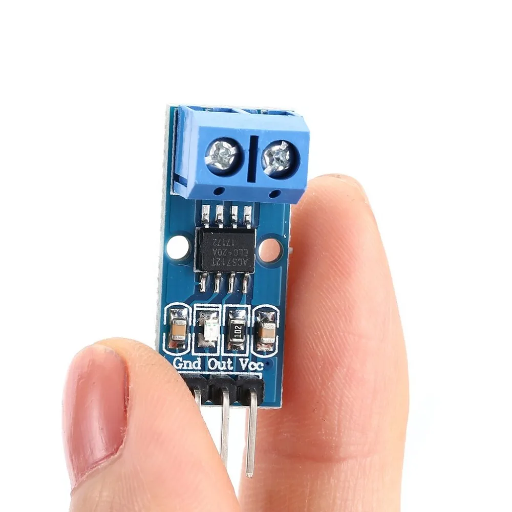 Hall Current Sensor Module Mode 5A 20A 30A for Pin 5V Power Indicator font b Electronic