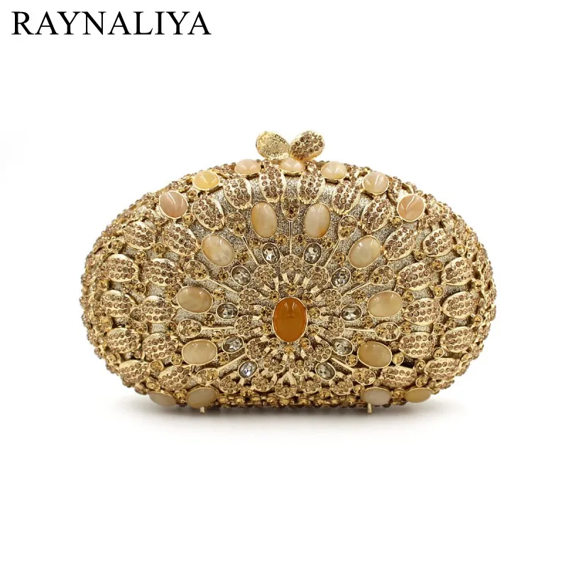 

Peacock Shape Ladies Clutch Bag Red Diamond Crystal Women Party Bags Vintage Bride Wedding Mini Handbag Evening Bag SMYZH-E0134