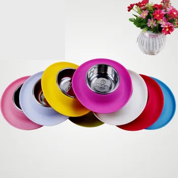 

2016 Real Comedero Perro Hamster Gamelle Chien Super Pet Supplies Dog Bowl Antiskid Resistance And Leakproof Cap Shape Silicone