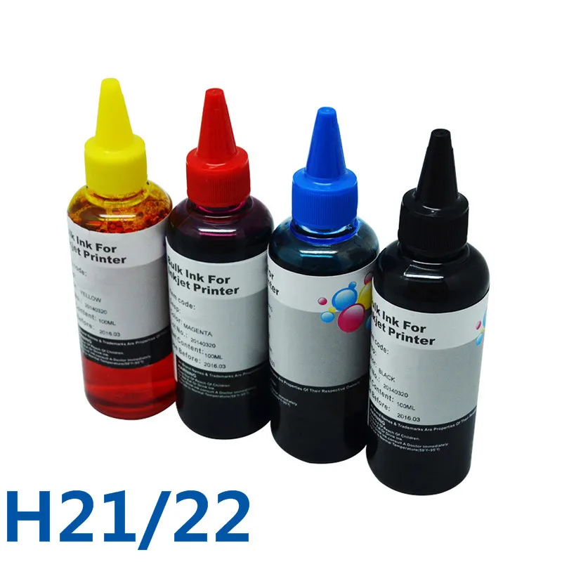 For Hp21 22 Printer Ink & Bulk Ink Refill Kit For Hp Deskjet 3915 3920