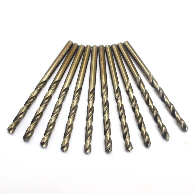 M35 5.6mm 10pcs cobalt straight shank twist drill Stainless steel