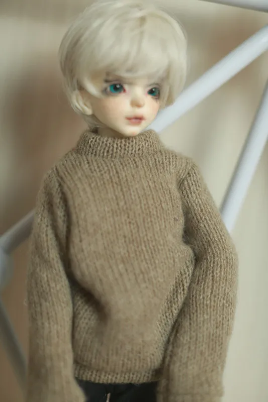 BJD doll white choker sweater for 1//3 1//4 BJD MDD doll accessories doll clothes