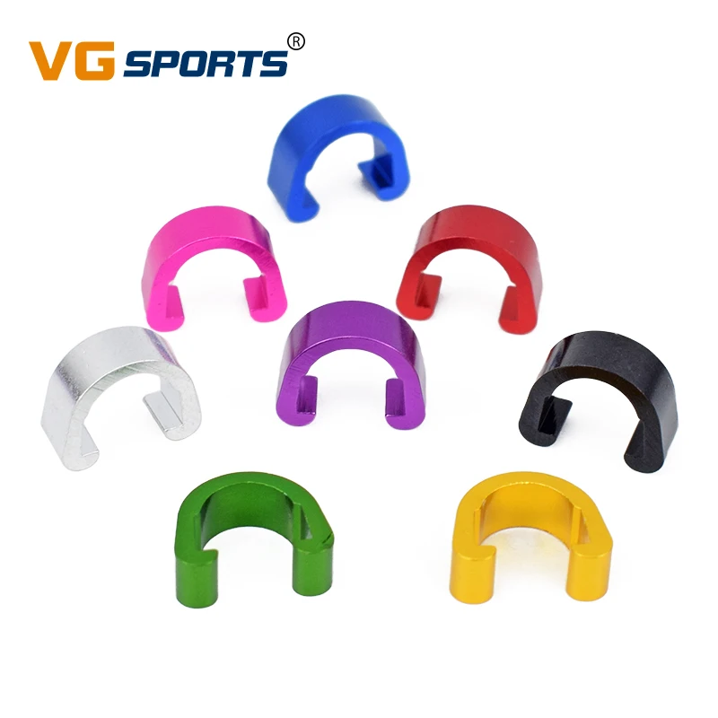 

10pcs/set Aluminum Alloy C-Type Buckle Mountain Bike Road Bike Disc Brake Cable Frame Organizer Oil Tube Guide Shifter Adapter