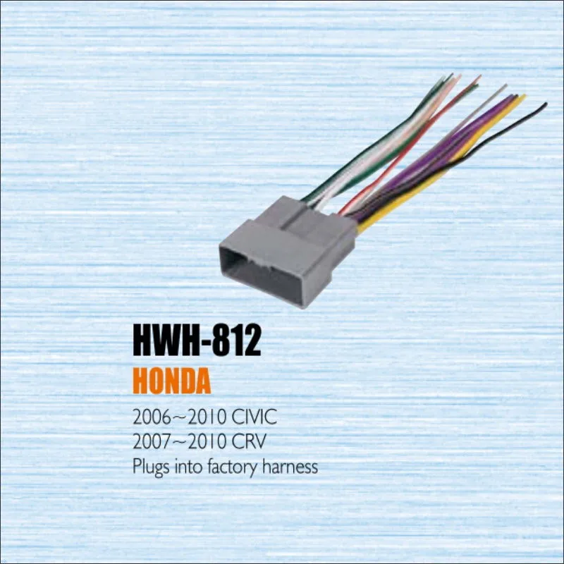 Plugs Into Factory Harness For Honda 2007 2010 Crv Radio ...