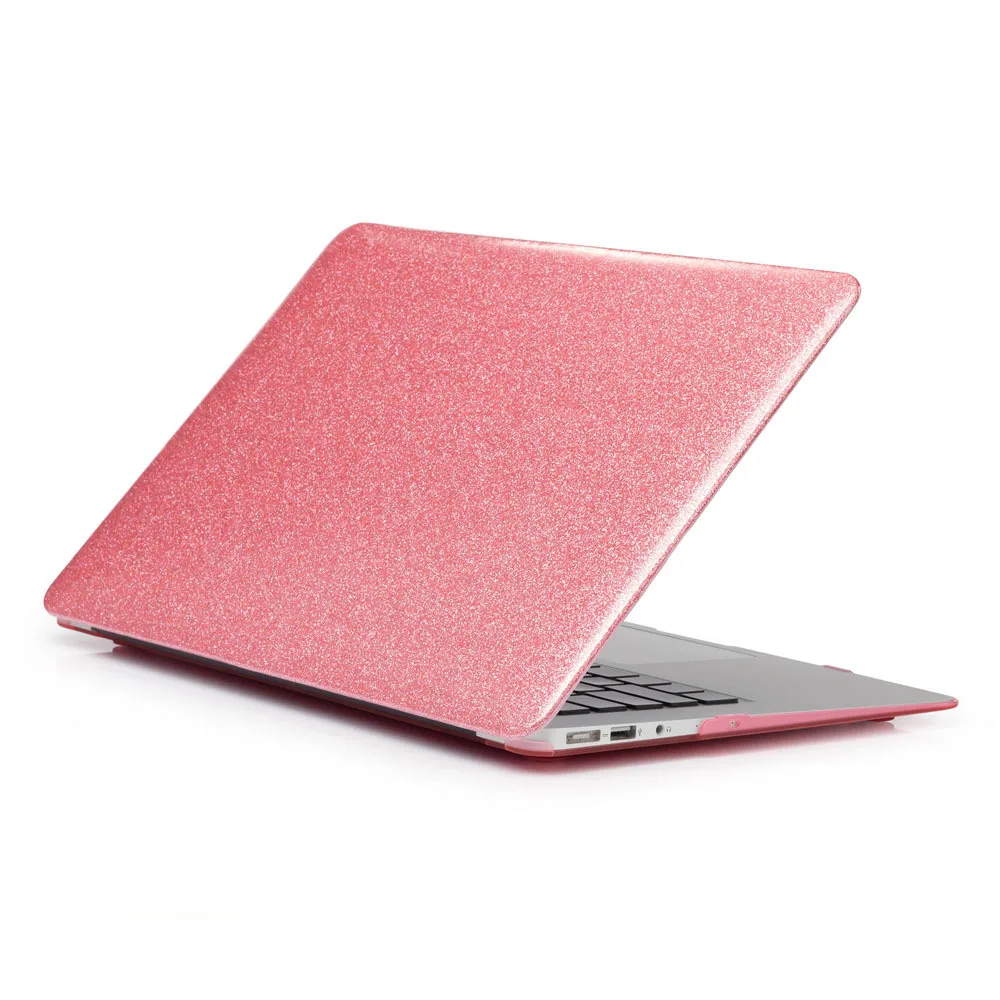 KOPWO Блестящий Защитный чехол для ноутбука Macbook Pro Air retina 11 12 13 15 дюймов Goden розовый
