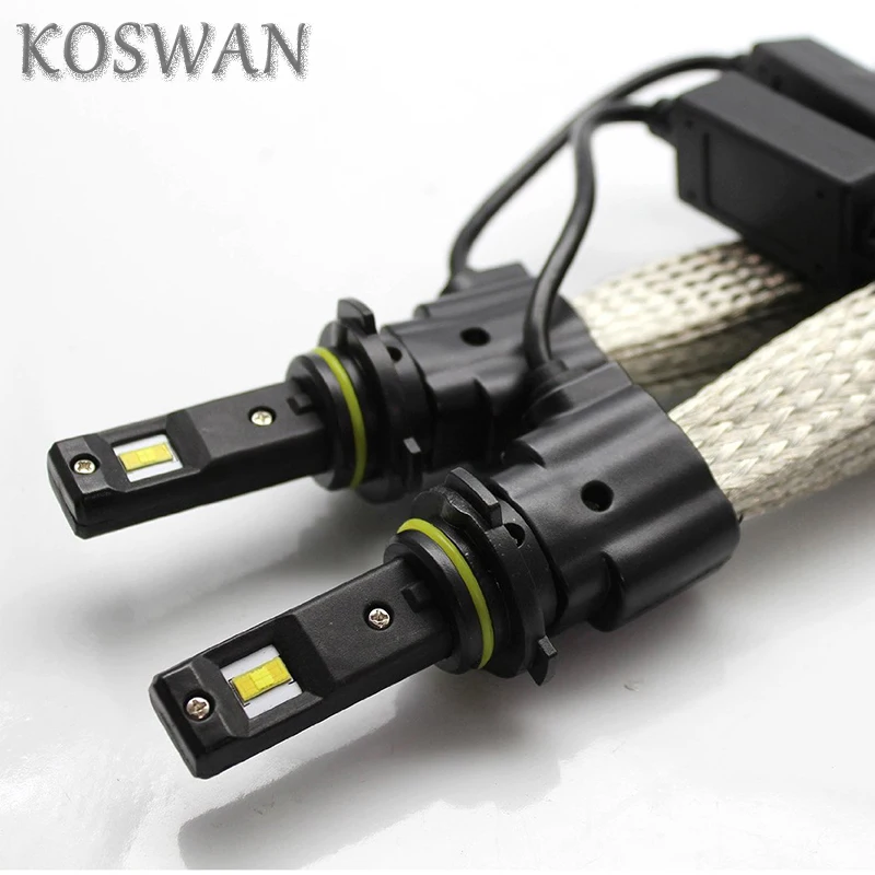 

New Design 2x 40W 6400LM F2 LED Headlight 9012 6000K LED 9012LED Headlamp Bulb White Bulb Fog Headlight No Need Ballast Relay