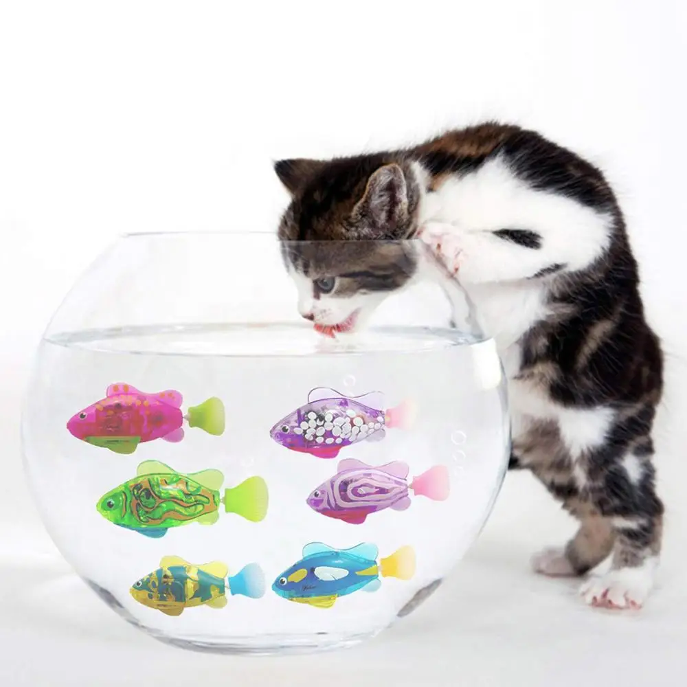 

Flash Swimming Electronic Pet Fish Bath Toys for Children Kids Bathtub Battery Powered Swim Robotic for Fishing Tank Decoration