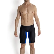 Купальный костюм мужские купальники для мальчиков, мужские трусы-боксеры, Мужские Профессиональные плавки, шорты, купальник из гладкой блестящей ткани