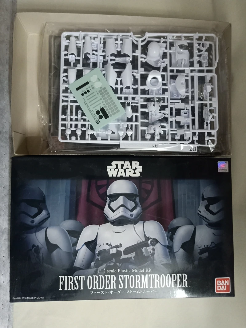 Оригинальный Bandai Звездные войны Характер Линии 1/12 Scal заказ штурмовика рисунок