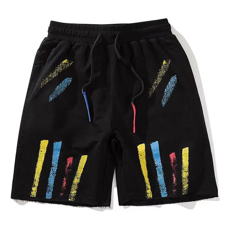 

Colourful Men Cotton Shorts for Men Summer Casual Shorts Men 2019 Fashion Bermuda Graphics Print Short Pants Men 6xl 7xl 8xl