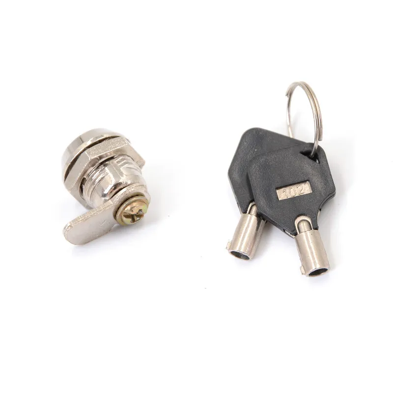 

Mini Cam Lock With Keys For Tool Box Zinc Alloy Drawer Cam Locks Mailbox Cabinet Box Lock