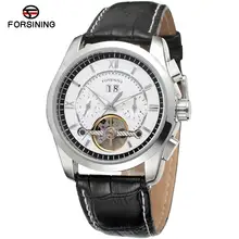 FORSINING Men’s Watch Antique Tourbilion Autoamtic Auto-date Leather Top Brand Analog Dress Wristwatch FSG625M3