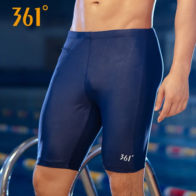 361 Mens High Quality Athletics Swim Trunks Sports Beachwear Quick Dry Pool Swimming Shorts Elastic Tight Board Shorts Plus Size SLY194070-2
