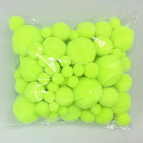 20 г влейте Размеры Pom Poms 8/10/15/20/25/30 мм DIY ручной работы из мягкого меха Полный шар Pompones отмечание праздника украшение аксессуары - Цвет: 30 Mix size