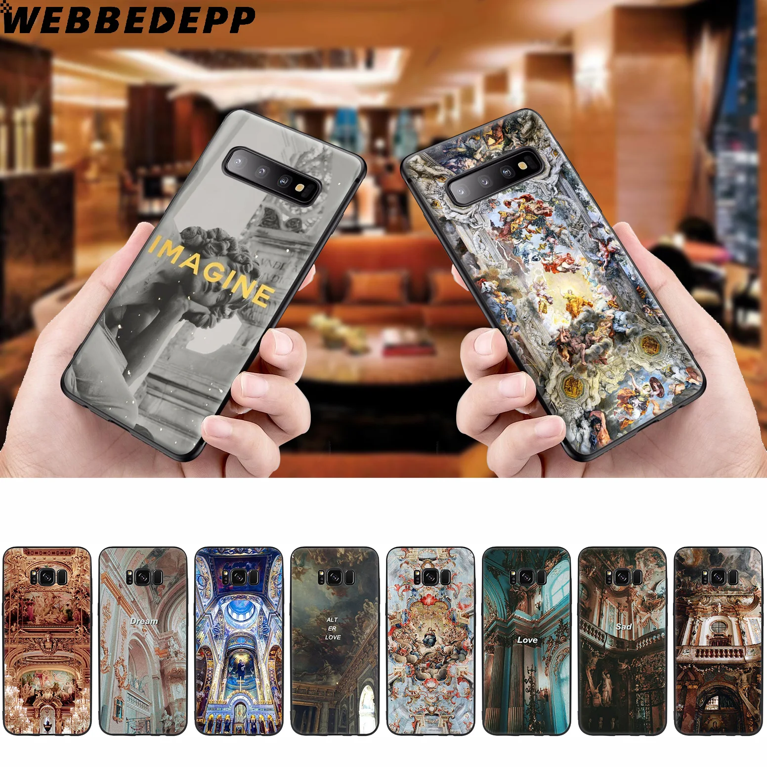 Palace Versailles Creation Adam Soft Case for Samsung Galaxy S10 S10e S9 S8 Plus S7 S6 Edge &amp J6 2018 Note 10 9 8 |