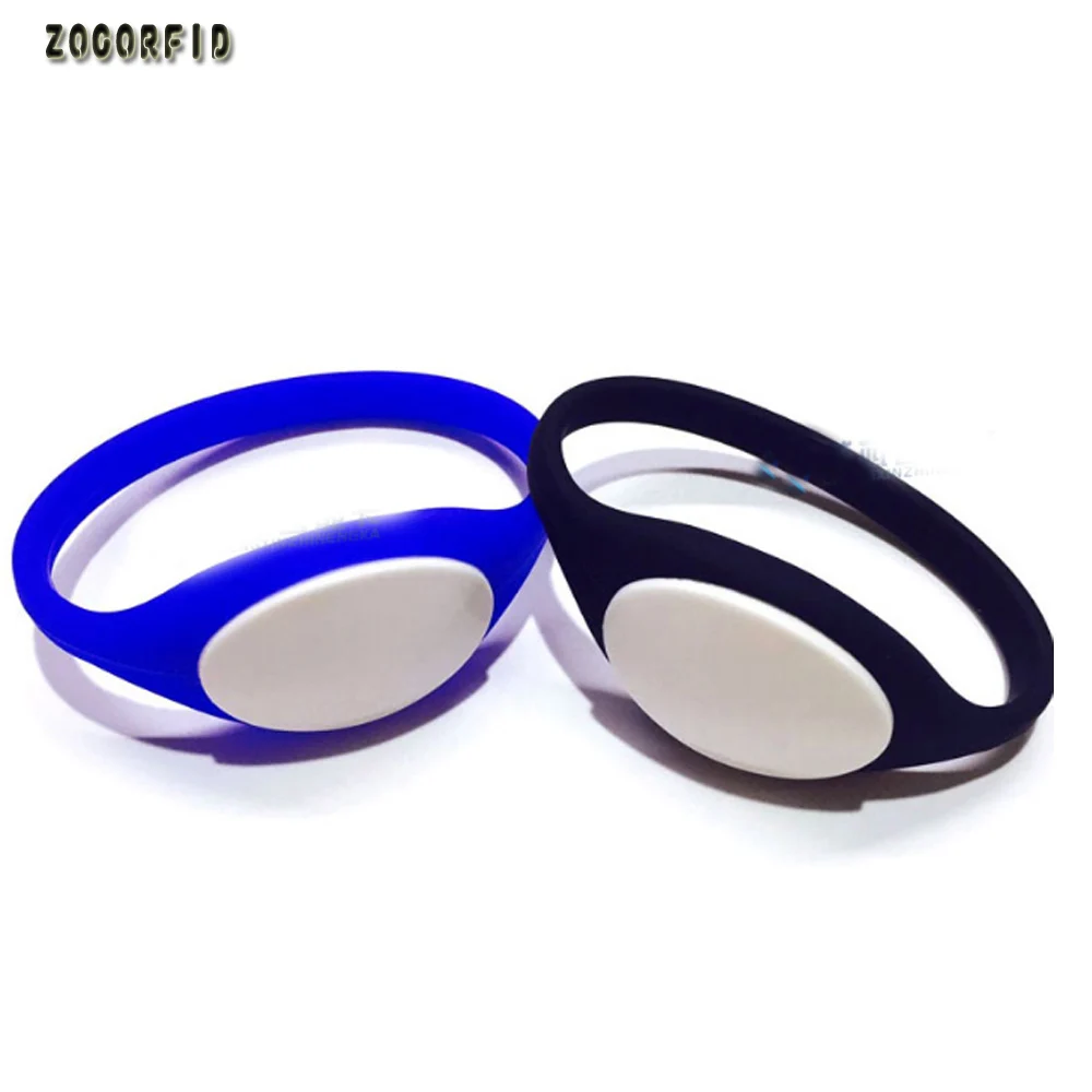 10pcs/lot 125Khz RFID Wristband Bracelet Writable T5577 EM4305 Silicone Proximity Rewrite Watch Card for Copy Clone | Безопасность и