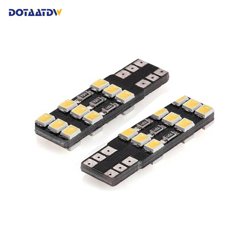 

DOTAATDW 6x 194 168 T10 LED W5W Canbus License Plate Bulb 2835 SMD Car Sidemarker Parking Width Interior Dome Light Reading Lamp
