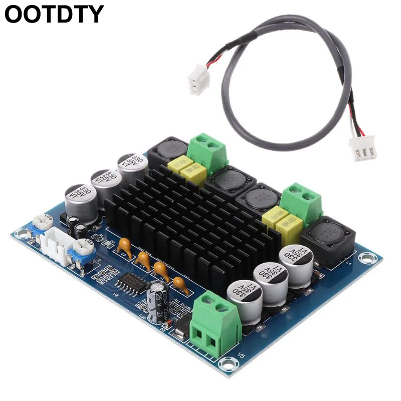

2x120W TPA3116D2 High Power Dual Channel Stereo Digital Audio Amplifier Board with Cable
