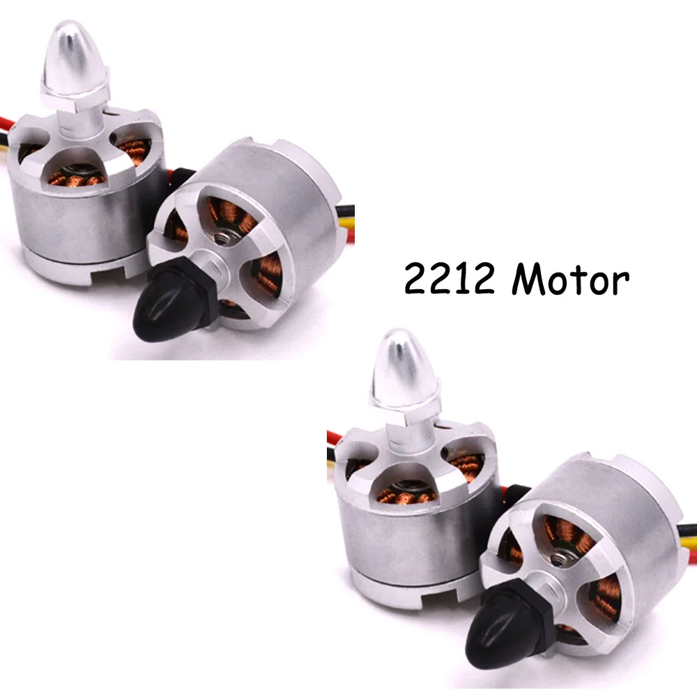 LHI 4 шт. 2212 920kv бесщеточный двигатель CW CCW Motors черный серебристый для F330 F450 F550