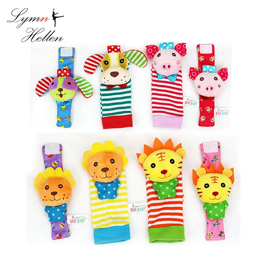 2 шт. детские мягкие плюшевые игрушки колокольчики|baby wrist|wrist bellsappeasement toys |