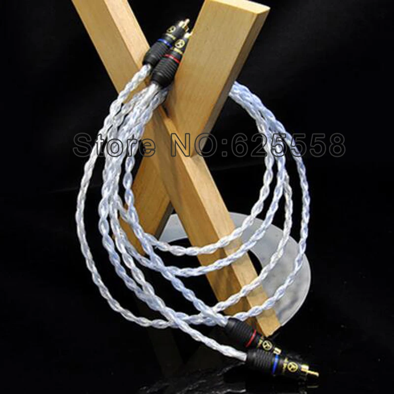 

one pair 3meter RCA Auido interconnect cable signal line With plugs connection extension cable