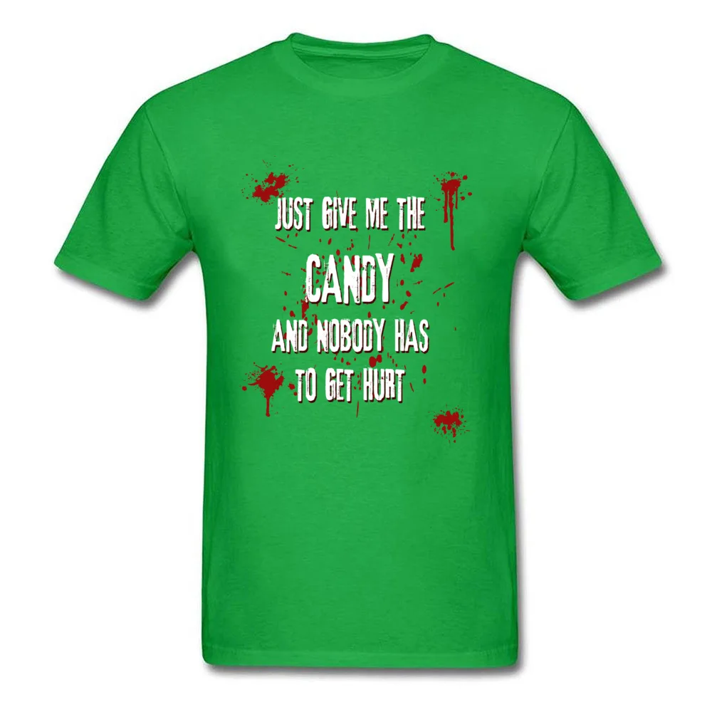 New Coming Male T Shirt Give Me The Candy Casual T Shirt 100% Cotton Short Sleeve Slim Fit Tops Shirts Crewneck Give Me The Candy green