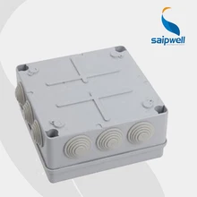 Водонепроницаемый пластиковый корпус абс распределительная коробка 120*120*60 мм SP-02-121260