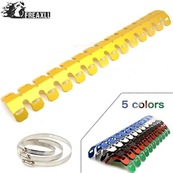 

Universal Exhaust Muffler Pipe Guard Protector Heat Shield For YAMAHA Honda Suzuki Kawasaki Ducati KTM BMW triumph Dirt Bikes