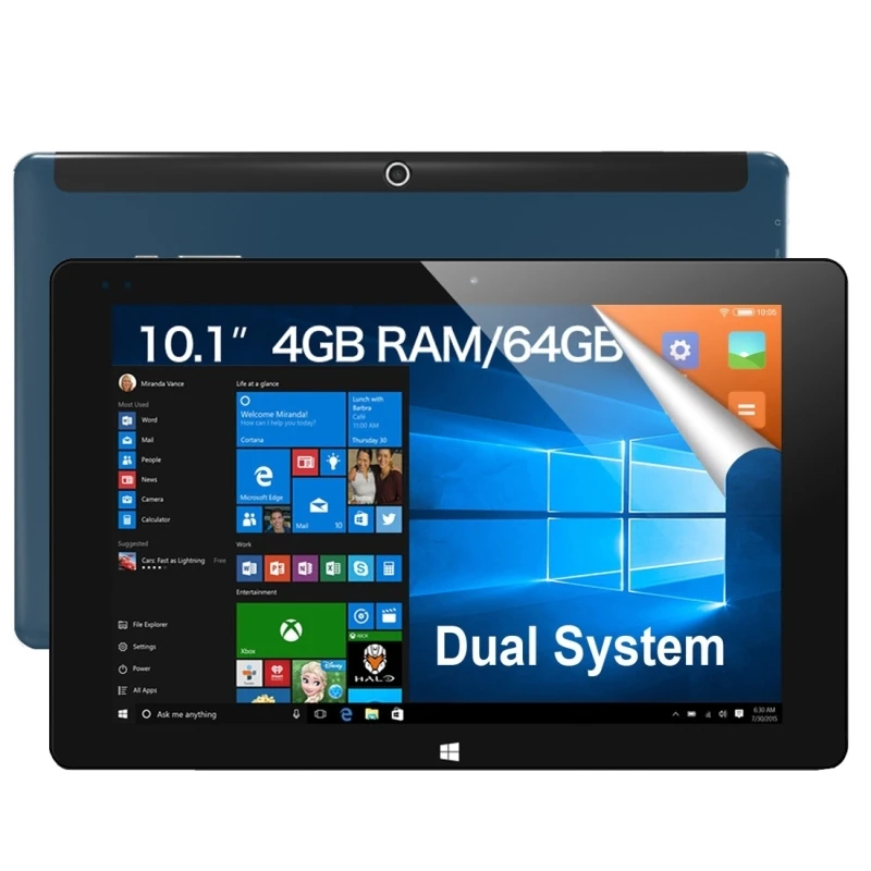 Original CUBE i15 iwork10 Flagship 10.1 inch Intel Cherry Trail Z8300 Quad 4GB 64GB Windows 10 Android 5.1 NetBook Tablet PC