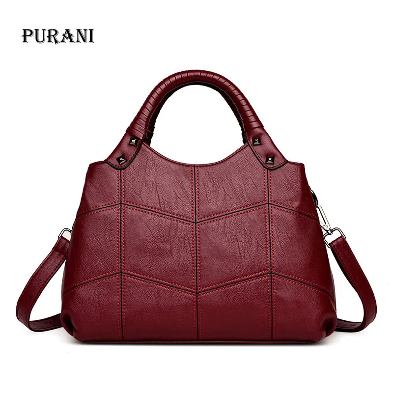 

Fashion Women Hander Bag Famous Brand Luxury PU Female Shoulder Bag Simple Design Casual Messenger Bag Solid Bag For Women 2018