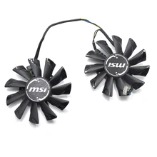 Ventilador cooler para msi geforce gtx 1060 2gd5t gtx 950 1060, 85mm/1070 1080 armadura rx 470/570/480