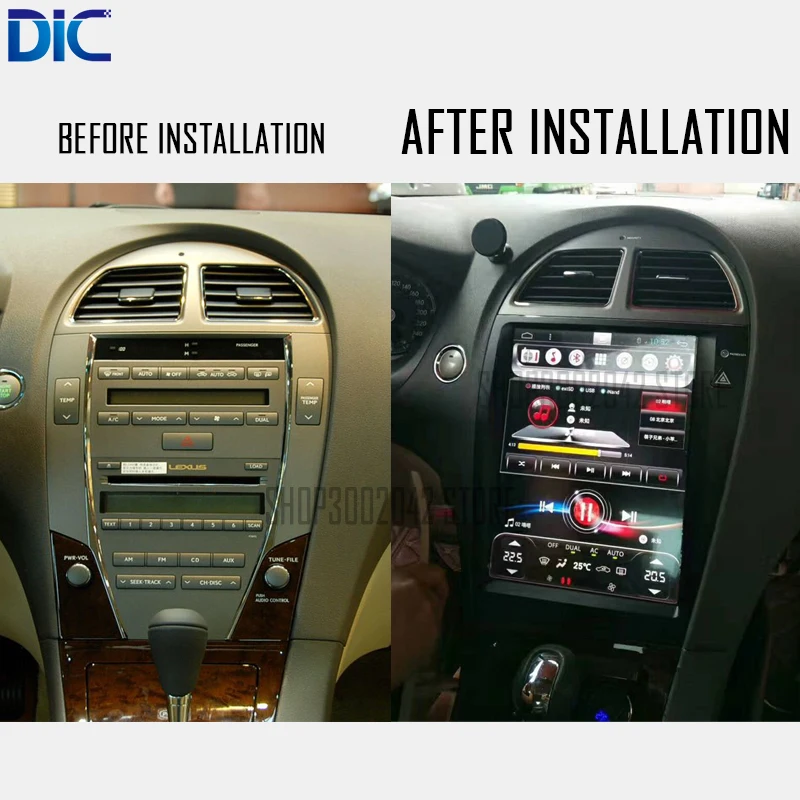 

DLC Android system Navigation GPS player Video autoradio Steering-Wheel bluetooth For lexus 2006-2012 ES 240 250 300 350